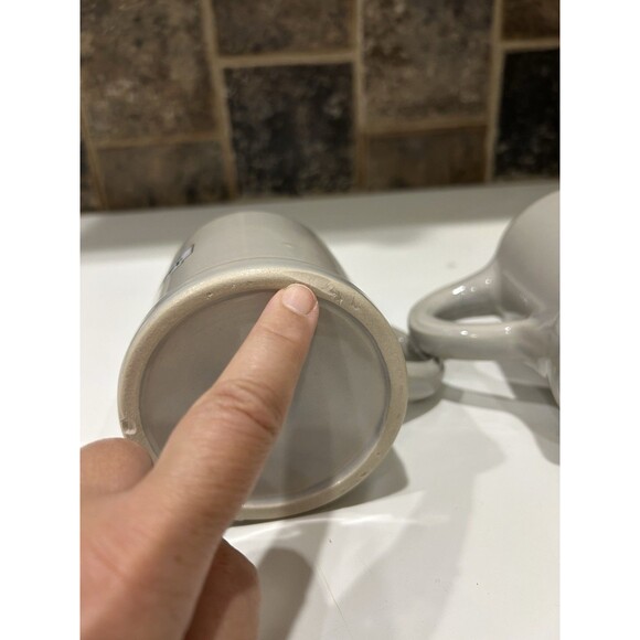 Pair Of 2 Vintage KONIGSBACHER Stoneware Beer Mug Stein Germany 0.4 Liter - Picture 4 of 10